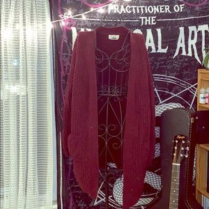Cage • Maroon Cardigan